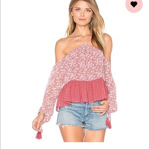 Tularosa Syrah blouse dusted berry